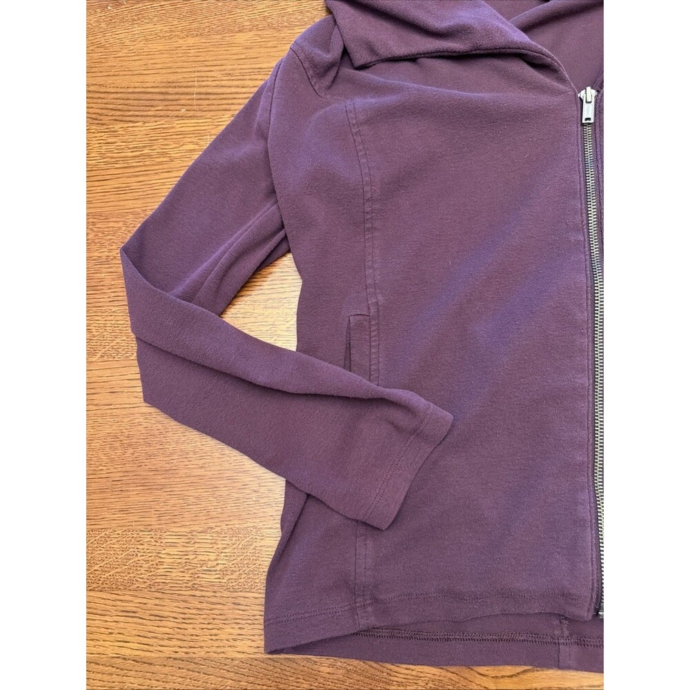Banana Republic Women’s Small Full Zip Lightweight Sweatshirt Asymmetrical - Picture 2 of 8